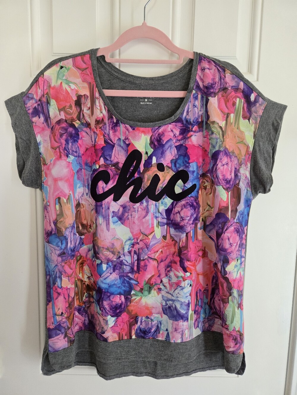 🌹 Apt.9 Artsy Colorful "Chic" Tunic Top Medium🌹